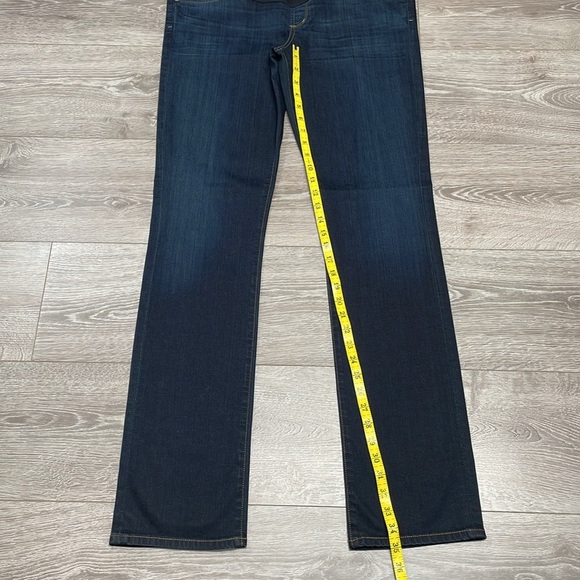 Citizens Of Humanity Maternity Jeans Ava Straight Leg Belly Panel Faith 32 - Picture 11 of 16